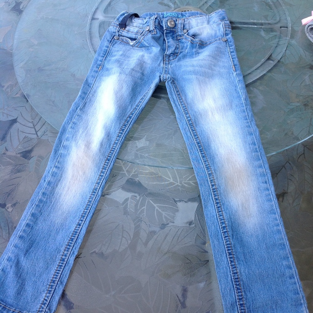 Lee little girls skinny jeans size 4